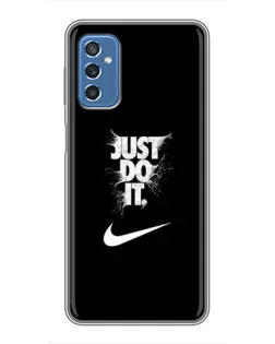 Чохол для Samsung Galaxy M52 з картинкою «Текстовий принт Nike» Чохол для Samsung Galaxy M52 з картинкою «Текстовий принт Nike»