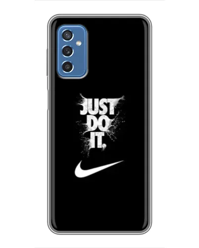 Чохол для Samsung Galaxy M52 з картинкою «Текстовий принт Nike»