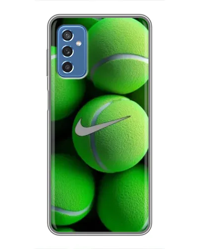 Чохол для Samsung Galaxy M52 з картинкою «Тенісні м'ячі Найк»