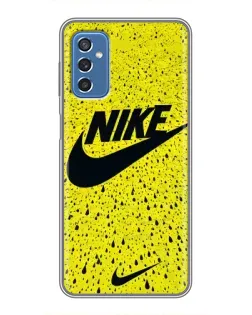 Чохол для Samsung Galaxy M52 з картинкою «Жовтий текстурний Nike» Чохол для Samsung Galaxy M52 з картинкою «Жовтий текстурний Nike»