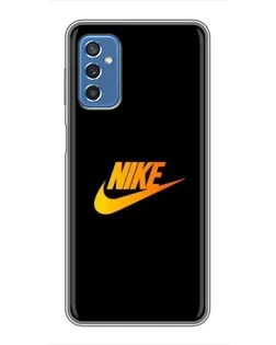 Чохол для Samsung Galaxy M52 з картинкою «Золотий логотип Nike» Чохол для Samsung Galaxy M52 з картинкою «Золотий логотип Nike»
