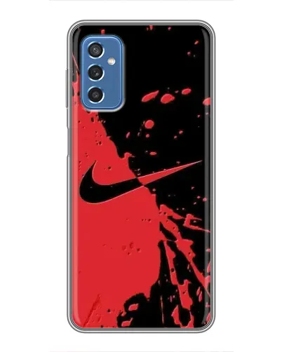 Чехол для Samsung Galaxy M52 с картинкой «Красные брызги Nike» Чехол для Samsung Galaxy M52 с картинкой «Красные брызги Nike»