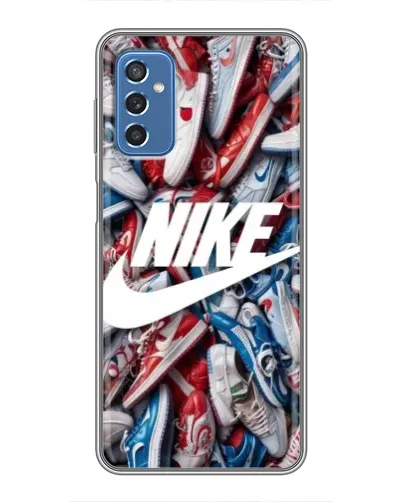 Чехол для Samsung Galaxy M52 с картинкой «Коллаж кроссовок Найк» Чехол для Samsung Galaxy M52 с картинкой «Коллаж кроссовок Найк»