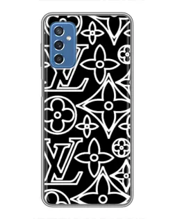 Чохол для Samsung Galaxy M52 з картинкою «Чорно-білий візерунок LV» Чохол для Samsung Galaxy M52 з картинкою «Чорно-білий візерунок LV»