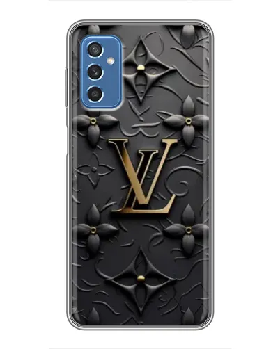 Чехол для Samsung Galaxy M52 с картинкой «Кожаная текстура LV»