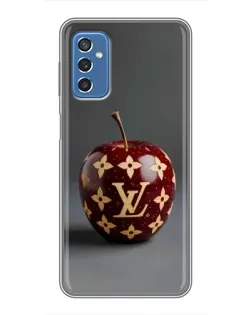 Чехол для Samsung Galaxy M52 с картинкой «Красное яблоко LV»