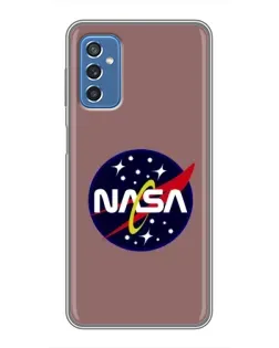 Чохол для Samsung Galaxy M52 з картинкою «NASA — ретро космос» Чохол для Samsung Galaxy M52 з картинкою «NASA — ретро космос»