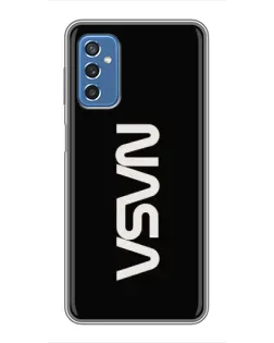 Чохол для Samsung Galaxy M52 з картинкою «NASA — вертикальний логотип» Чохол для Samsung Galaxy M52 з картинкою «NASA — вертикальний логотип»