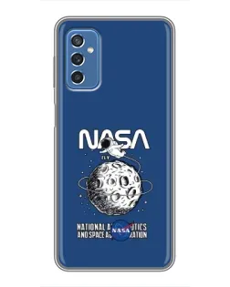 Чохол для Samsung Galaxy M52 з картинкою «NASA — місячна місія» Чохол для Samsung Galaxy M52 з картинкою «NASA — місячна місія»