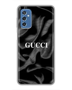 Чохол для Samsung Galaxy M52 з картинкою «Gucci — шовкові хвилі» Чохол для Samsung Galaxy M52 з картинкою «Gucci — шовкові хвилі»