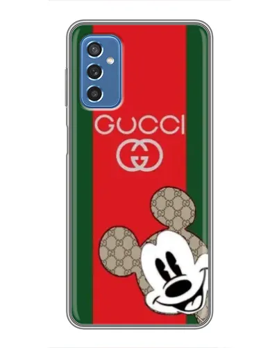 Чохол для Samsung Galaxy M52 з картинкою «Gucci — смуги та Міккі» Чохол для Samsung Galaxy M52 з картинкою «Gucci — смуги та Міккі»