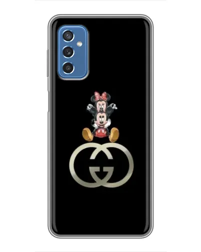 Чохол для Samsung Galaxy M52 з картинкою «Мінні Маус на лого» Чохол для Samsung Galaxy M52 з картинкою «Мінні Маус на лого»