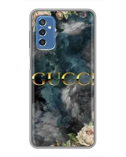 Чохол для Samsung Galaxy M52 з картинкою «Абстрактні квіти Gucci»