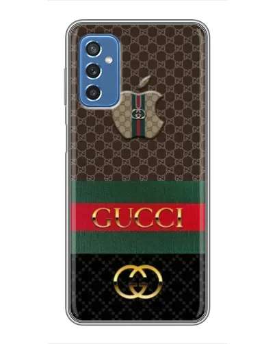 Чохол для Samsung Galaxy M52 з картинкою «Gucci — брендований десерт» Чохол для Samsung Galaxy M52 з картинкою «Gucci — брендований десерт»