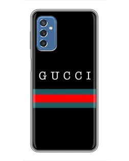 Чохол для Samsung Galaxy M52 з картинкою «Gucci — червоний пояс»
