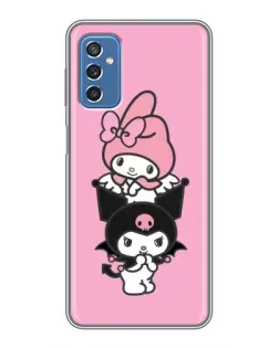 Чехол для Samsung Galaxy M52 с картинкой «My Melody и Kuromi»