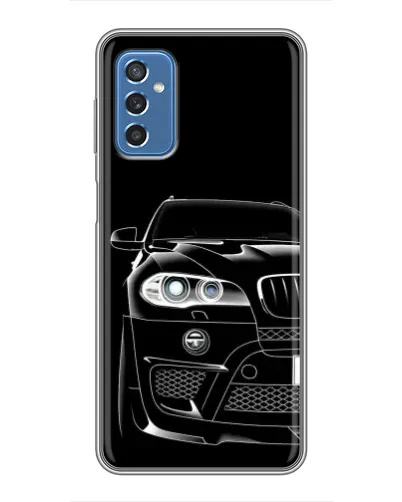 Чехол для Samsung Galaxy M52 с картинкой «Темный силуэт BMW» Чехол для Samsung Galaxy M52 с картинкой «Темный силуэт BMW»