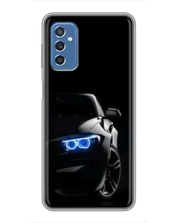 Чехол для Samsung Galaxy M52 с картинкой «BMW — ночной взгляд» Чехол для Samsung Galaxy M52 с картинкой «BMW — ночной взгляд»