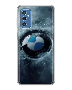 Чехол для Samsung Galaxy M52 с картинкой «Логотип BMW — лед» Чехол для Samsung Galaxy M52 с картинкой «Логотип BMW — лед»