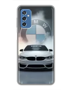 Чехол для Samsung Galaxy M52 с картинкой «BMW в белом дыму» Чехол для Samsung Galaxy M52 с картинкой «BMW в белом дыму»