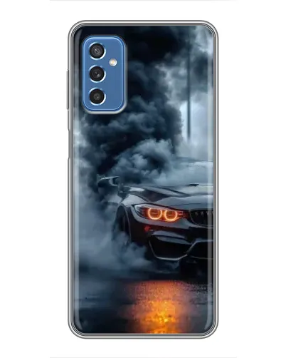 Чехол для Samsung Galaxy M52 с картинкой «BMW M-Power — абстракция» Чехол для Samsung Galaxy M52 с картинкой «BMW M-Power — абстракция»
