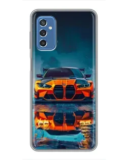 Чехол для Samsung Galaxy M52 с картинкой «BMW — золотая эмблема» Чехол для Samsung Galaxy M52 с картинкой «BMW — золотая эмблема»