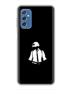 Чохол для Samsung Galaxy M52 з картинкою «PUBG — білий шолом» Чохол для Samsung Galaxy M52 з картинкою «PUBG — білий шолом»
