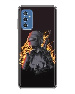 Чохол для Samsung Galaxy M52 з картинкою «PUBG — вогняний силует» Чохол для Samsung Galaxy M52 з картинкою «PUBG — вогняний силует»
