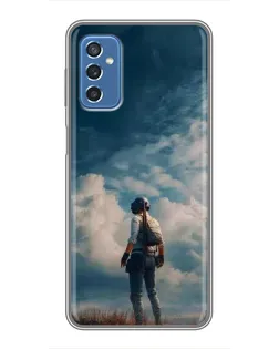 Чохол для Samsung Galaxy M52 з картинкою «Герой PUBG на скелі» Чохол для Samsung Galaxy M52 з картинкою «Герой PUBG на скелі»