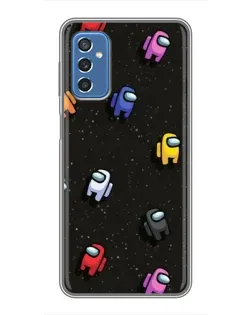 Чехол для Samsung Galaxy M52 с картинкой «Космический паттерн Among Us» Чехол для Samsung Galaxy M52 с картинкой «Космический паттерн Among Us»