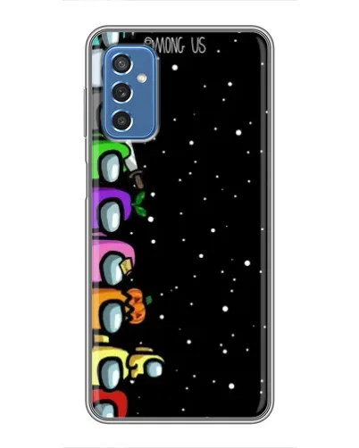 Чохол для Samsung Galaxy M52 з картинкою «Команда Among Us» Чохол для Samsung Galaxy M52 з картинкою «Команда Among Us»
