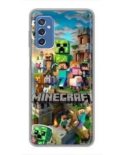 Чехол для Samsung Galaxy M52 с картинкой «Замок Minecraft» Чехол для Samsung Galaxy M52 с картинкой «Замок Minecraft»
