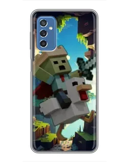 Чехол для Samsung Galaxy M52 с картинкой «Стив и гусь» Чехол для Samsung Galaxy M52 с картинкой «Стив и гусь»