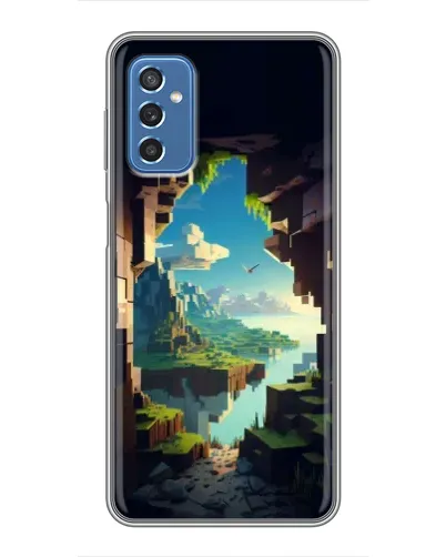 Чехол для Samsung Galaxy M52 с картинкой «Вид из пещеры»