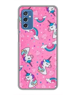 Чехол для Samsung Galaxy M52 с картинкой «Unicorn паттерн розовый» Чехол для Samsung Galaxy M52 с картинкой «Unicorn паттерн розовый»