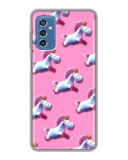 Чехол для Samsung Galaxy M52 с картинкой «Единороги на розовом» Чехол для Samsung Galaxy M52 с картинкой «Единороги на розовом»