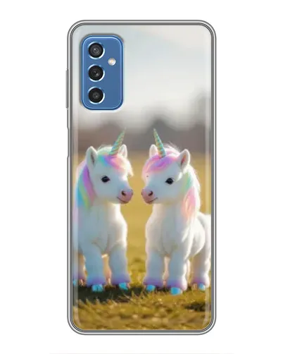 Чехол для Samsung Galaxy M52 с картинкой «Пара единорогов» Чехол для Samsung Galaxy M52 с картинкой «Пара единорогов»