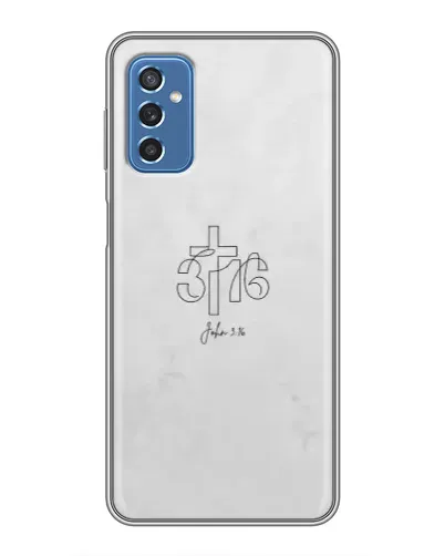 Чехол для Samsung Galaxy M52 с картинкой «Иоанна 3:16 Крест» Чехол для Samsung Galaxy M52 с картинкой «Иоанна 3:16 Крест»