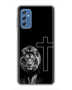 Чехол для Samsung Galaxy M52 с картинкой «Лев и Крест»