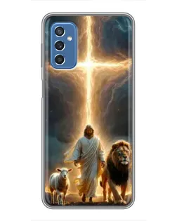 Чехол для Samsung Galaxy M52 с картинкой «Лев Иуды и Свет»