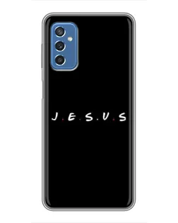 Чехол для Samsung Galaxy M52 с картинкой «Точки веры J.E.S.U.S.»