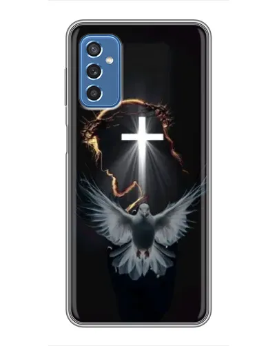 Чехол для Samsung Galaxy M52 с картинкой «Голубь и Свет» Чехол для Samsung Galaxy M52 с картинкой «Голубь и Свет»