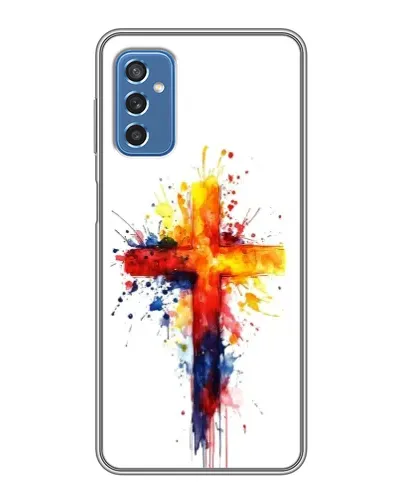 Чехол для Samsung Galaxy M52 с картинкой «Акварельный крест» Чехол для Samsung Galaxy M52 с картинкой «Акварельный крест»