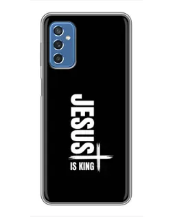 Чехол для Samsung Galaxy M52 с картинкой «Вертикаль веры Jesus»