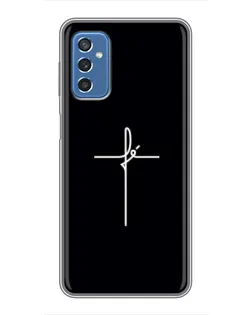 Чехол для Samsung Galaxy M52 с картинкой «Тонкий крест»