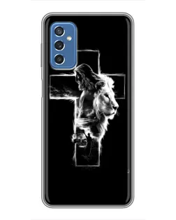 Чехол для Samsung Galaxy M52 с картинкой «Сияющий крест Jesus»
