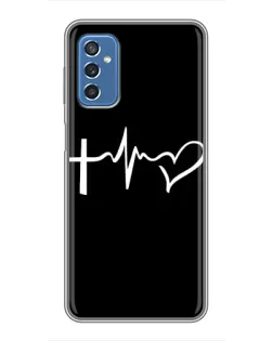 Чехол для Samsung Galaxy M52 с картинкой «Пульс веры»
