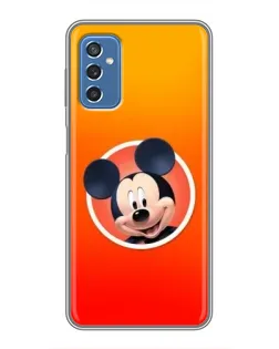 Чехол для Samsung Galaxy M52 с картинкой «Mickey в круге»
