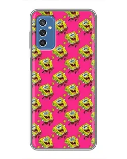 Чехол для Samsung Galaxy M52 с картинкой «Розовый паттерн»