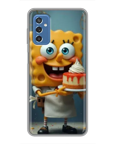 Чехол для Samsung Galaxy M52 с картинкой «Повар Спанч Боб»